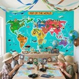 Wall Murals: Kid's World Map 18