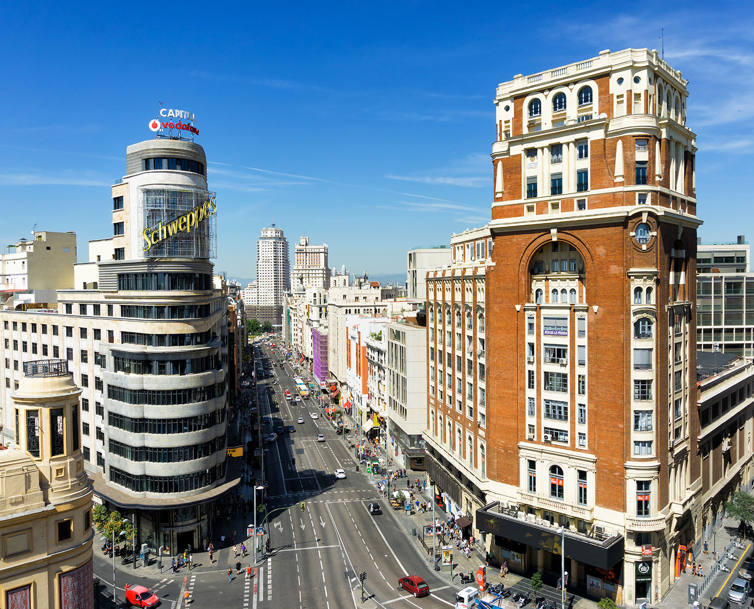 Wall Murals: Gran V&iacute;a Street, Madrid