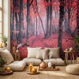 Wall Murals: The Red Forest 11