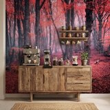 Wall Murals: The Red Forest 13