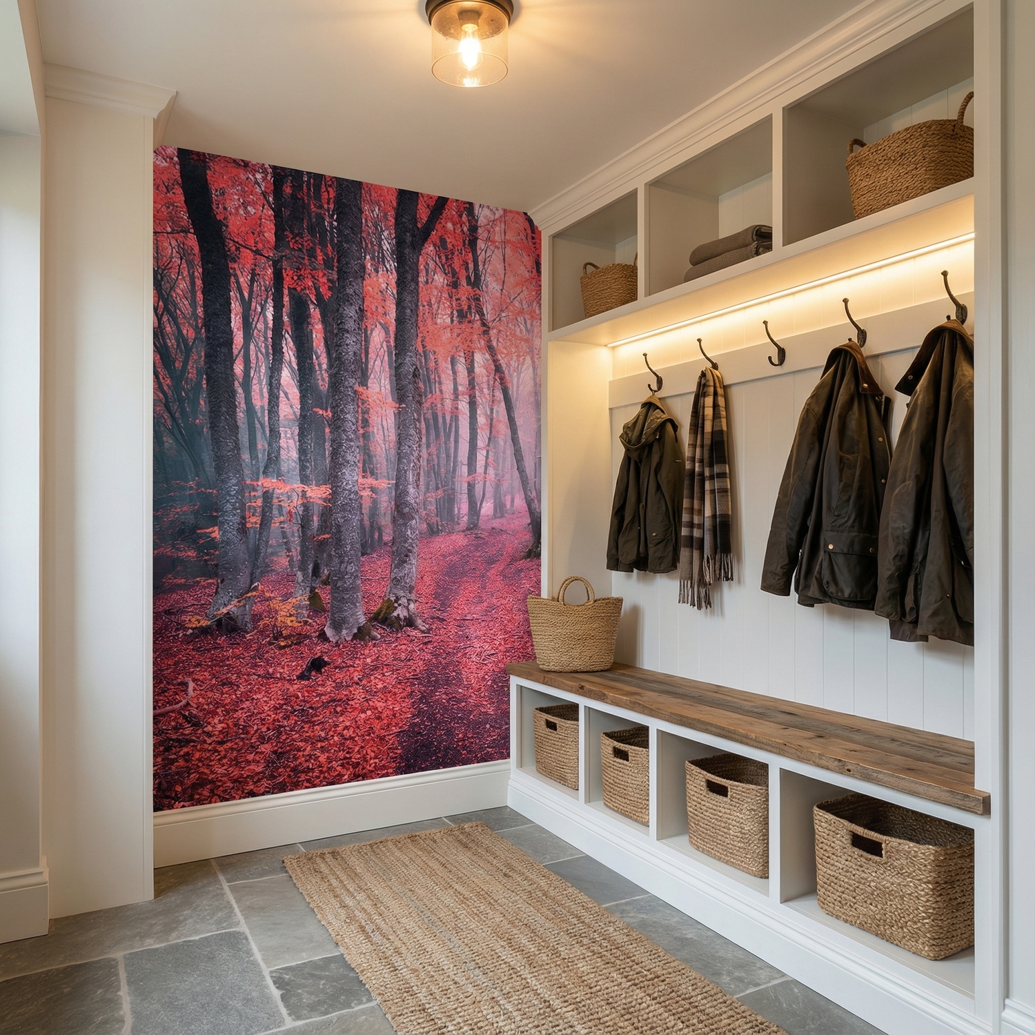 Wall Murals: The Red Forest