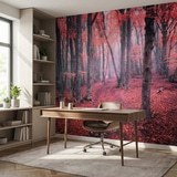 Wall Murals: The Red Forest 15