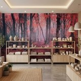 Wall Murals: The Red Forest 20