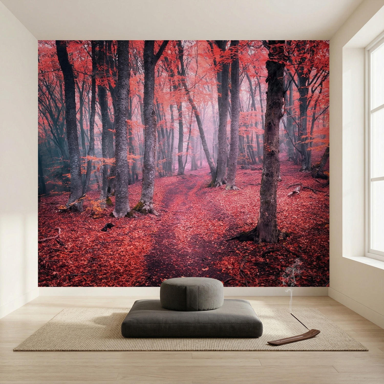 Wall Murals: The Red Forest