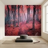 Wall Murals: The Red Forest 3