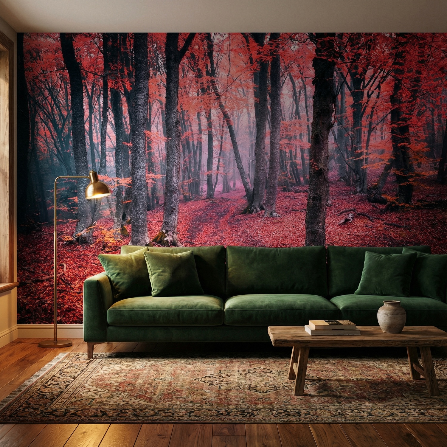 Wall Murals: The Red Forest