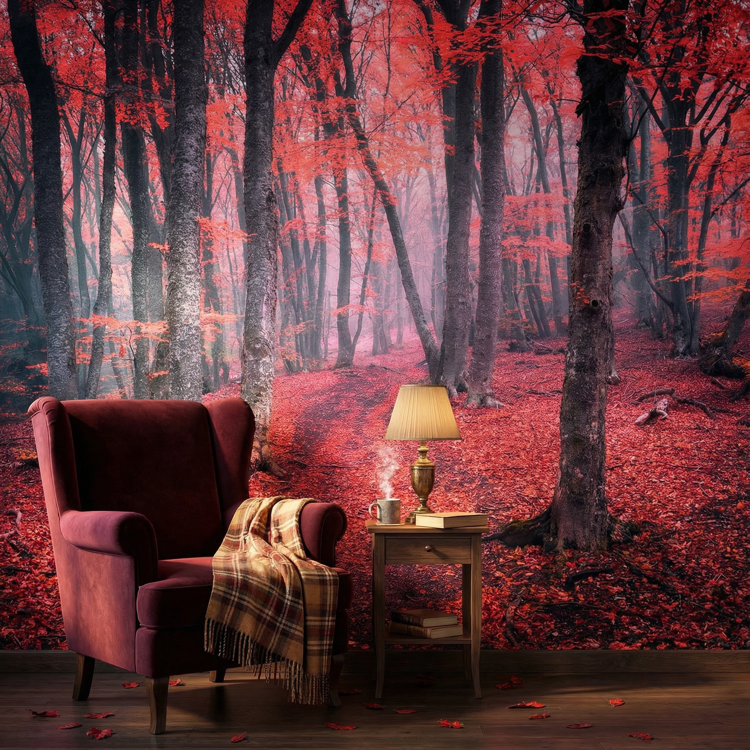 Wall Murals: The Red Forest