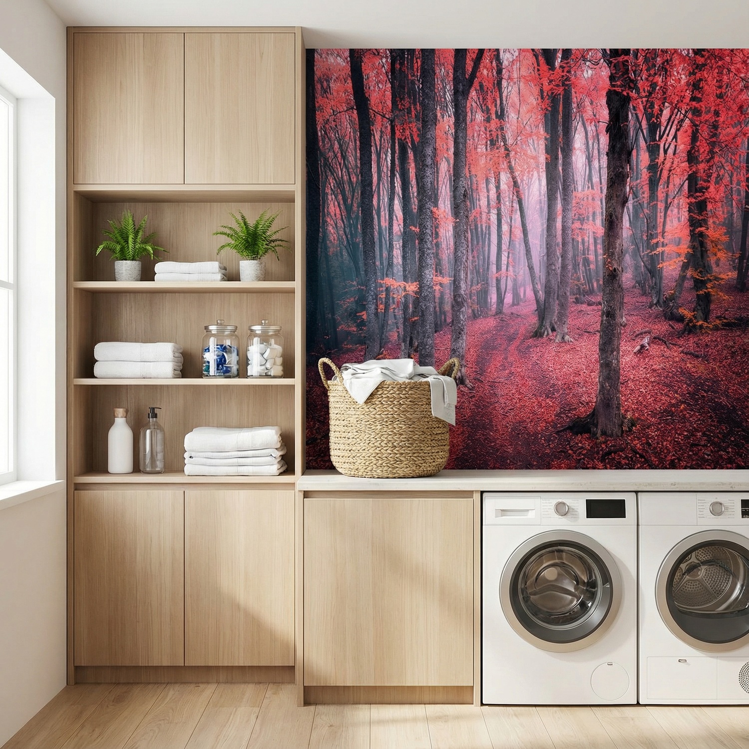 Wall Murals: The Red Forest