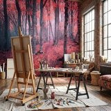 Wall Murals: The Red Forest 8