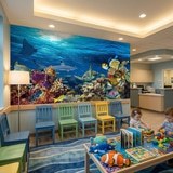 Wall Murals: Turtle in marine currents 5