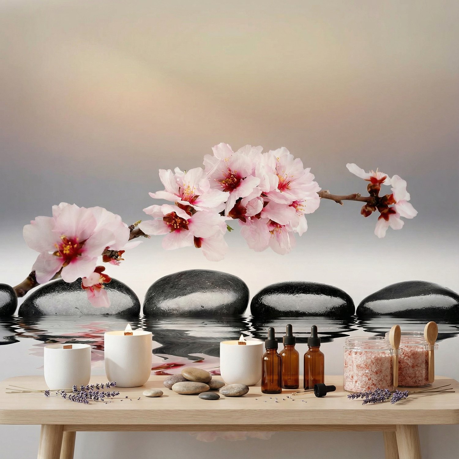Wall Murals: Zen Orchids