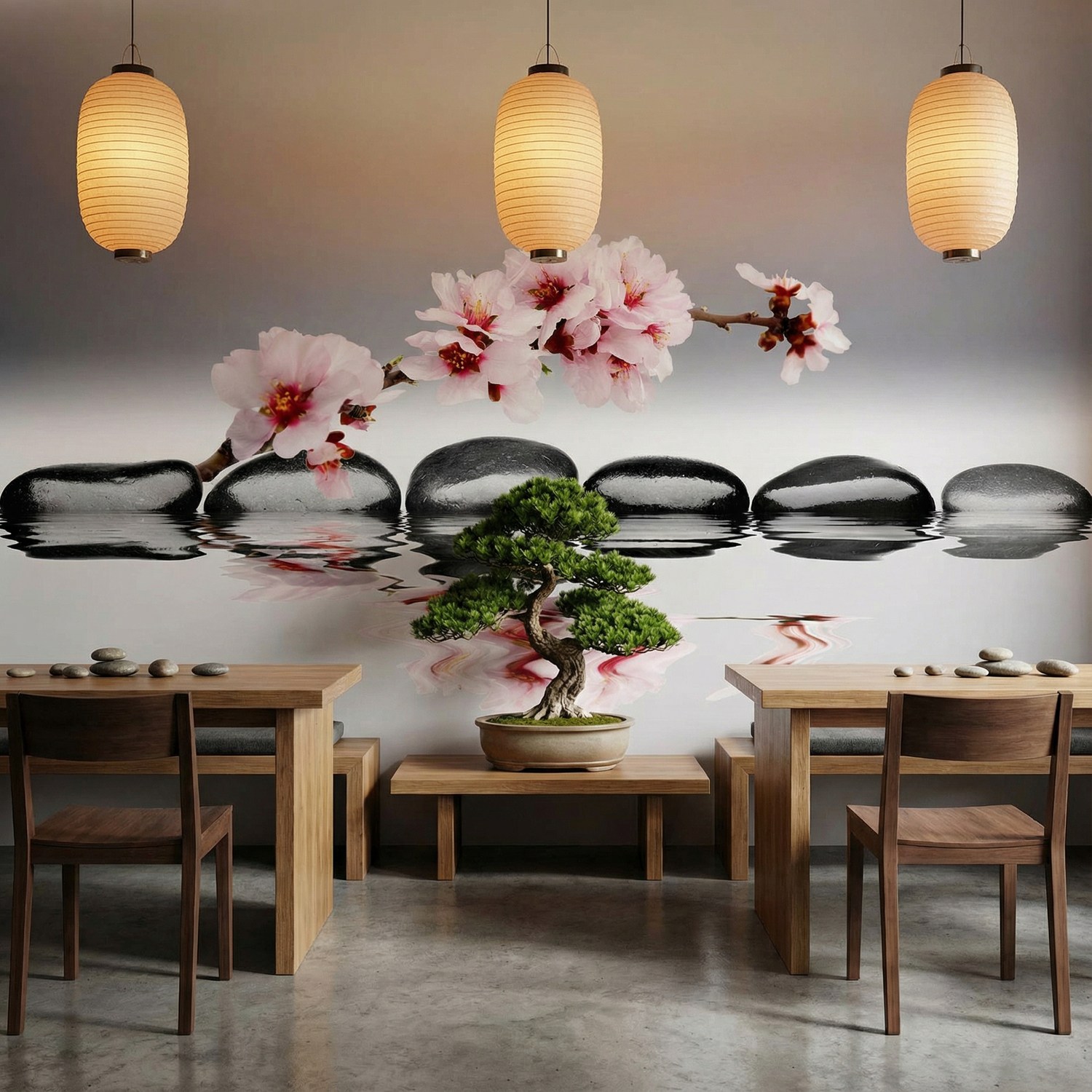 Wall Murals: Zen Orchids