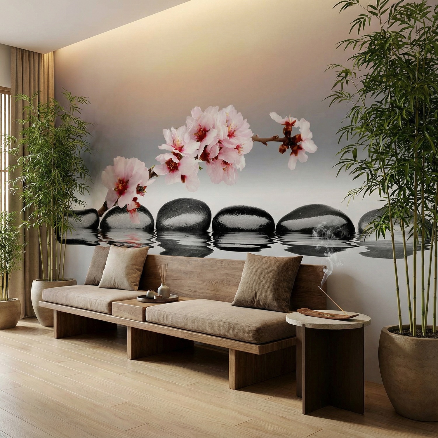 Wall Murals: Zen Orchids