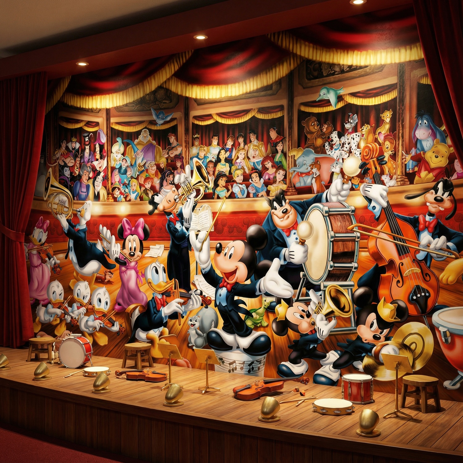 Wall Murals: Disney Orchestra