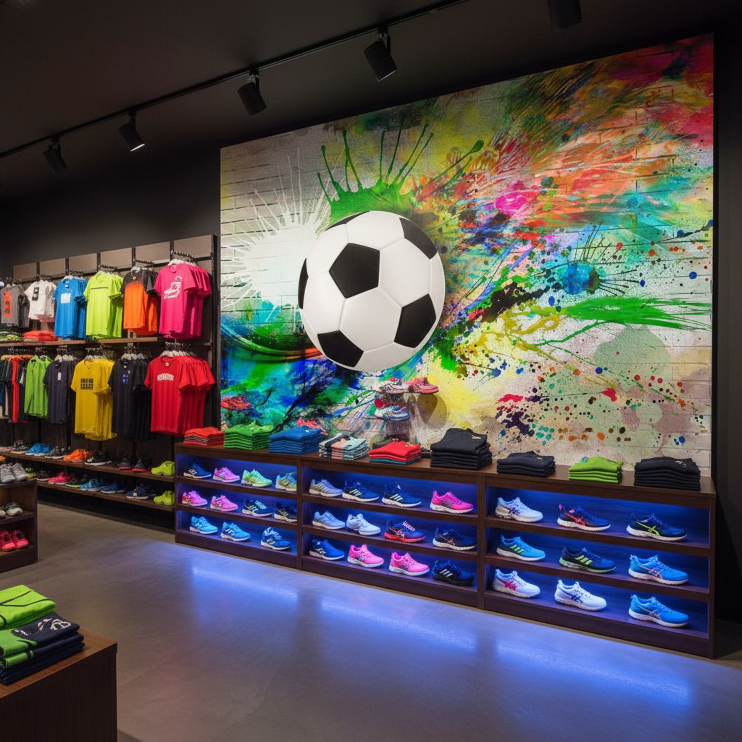 Wall Murals: Classic Soccer Ball