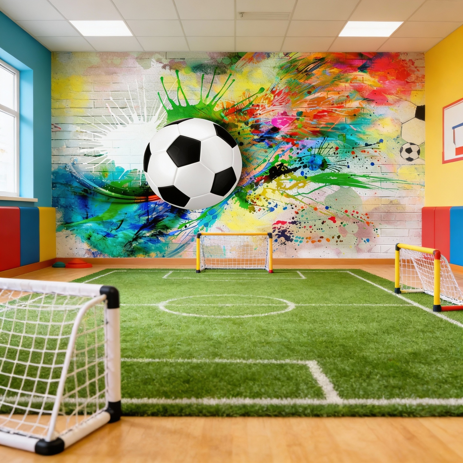 Wall Murals: Classic Soccer Ball