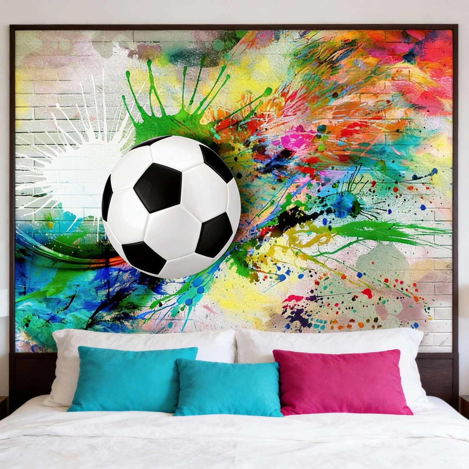 Wall Murals: Classic Soccer Ball