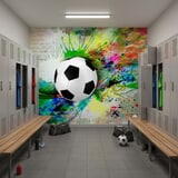Wall Murals: Classic Soccer Ball 10