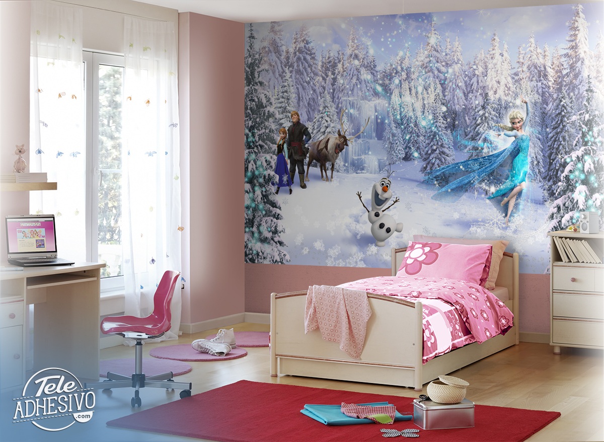 Wall Murals: Frozen and his friends
