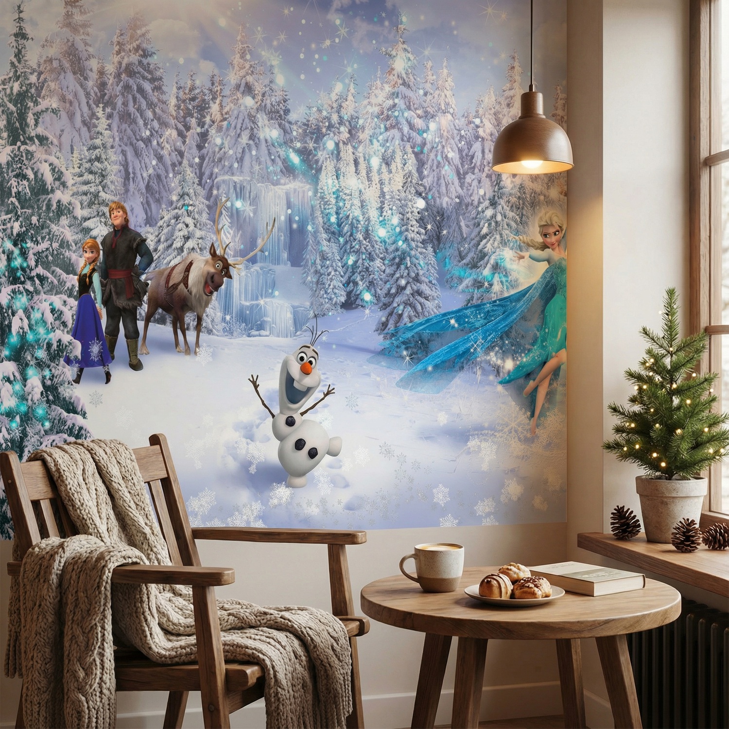 Wall Murals: Frozen and his friends