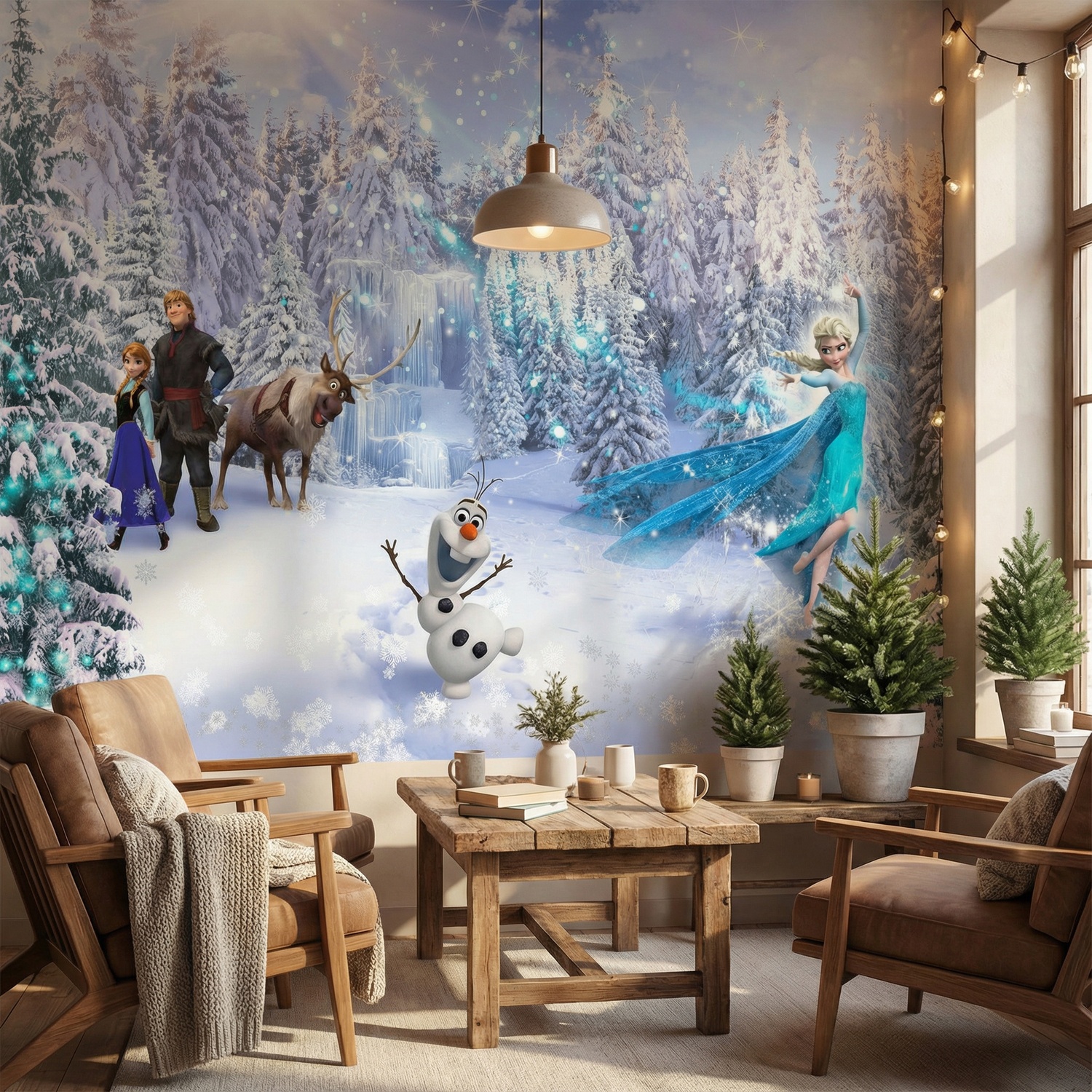 Wall Murals: Frozen and his friends