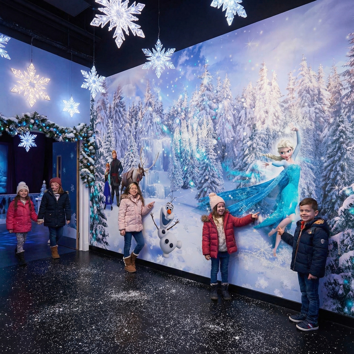 Wall Murals: Frozen and his friends