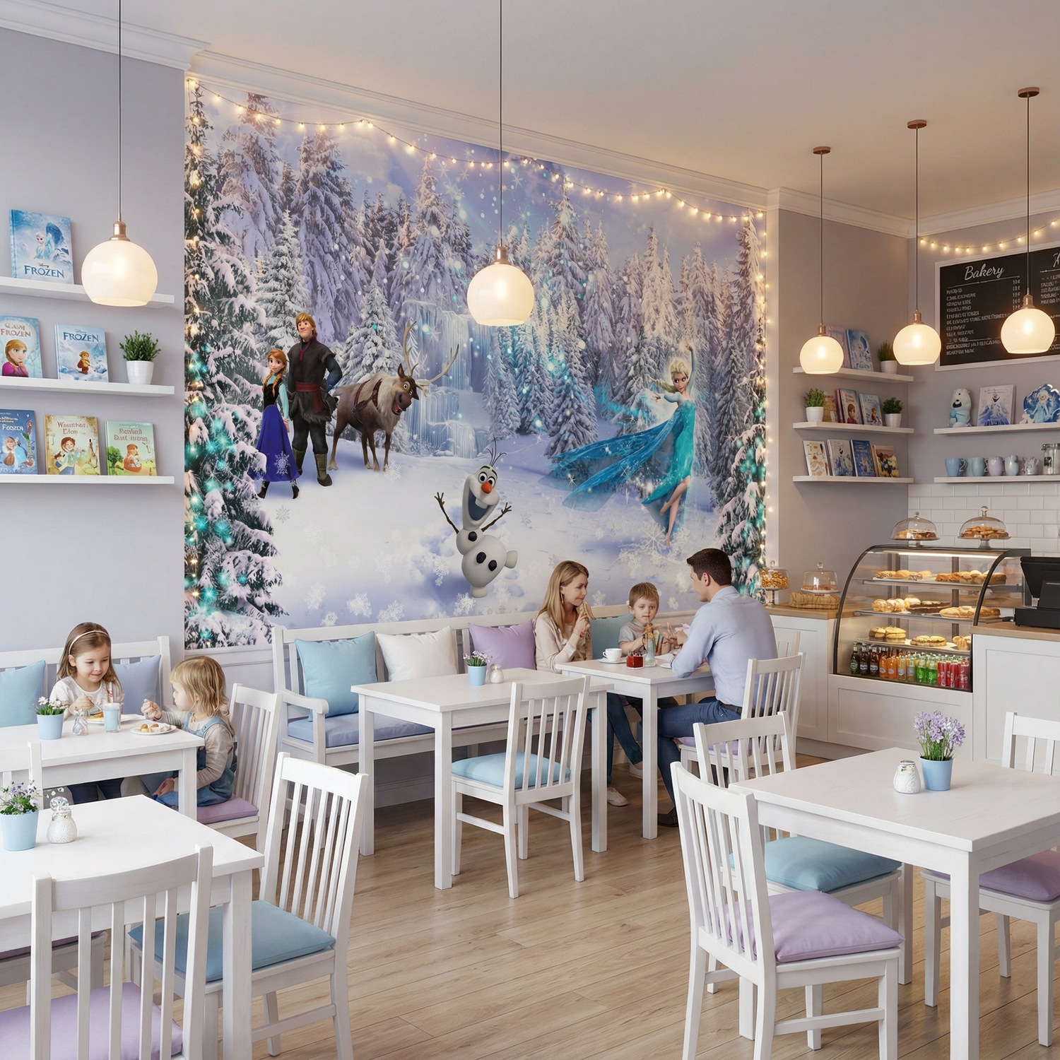 Wall Murals: Frozen and his friends