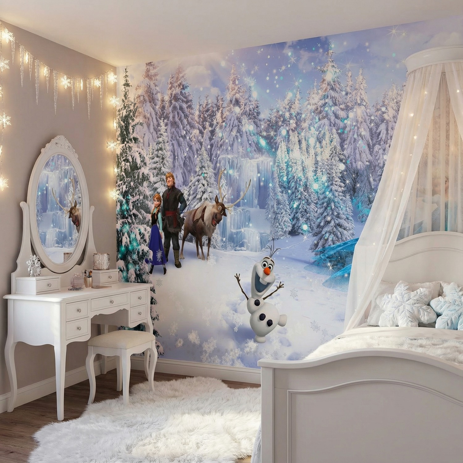 Wall Murals: Frozen and his friends