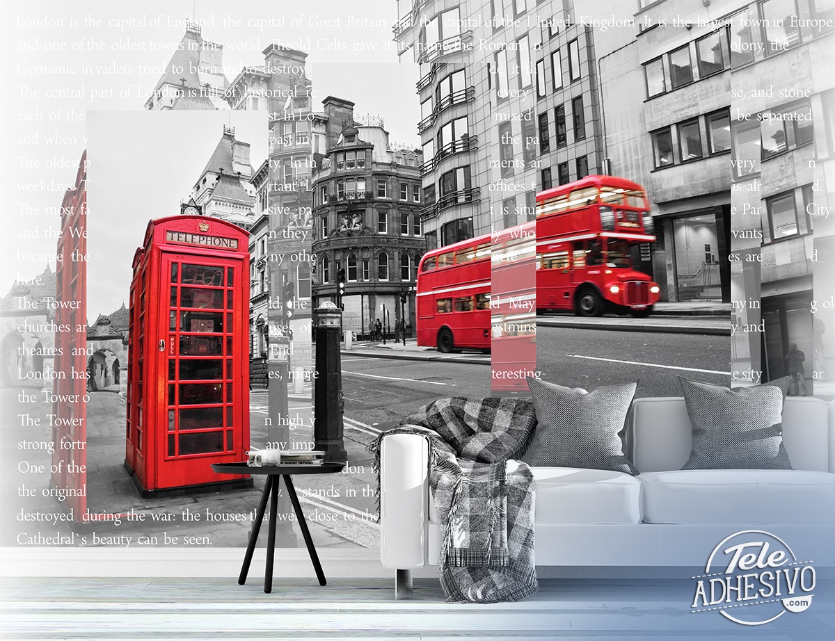 Wall Murals: Collage London
