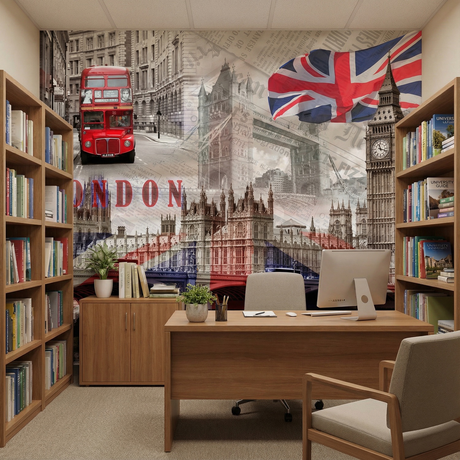 Wall Murals: Collage Westminster Palace