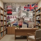 Wall Murals: Collage Westminster Palace 14