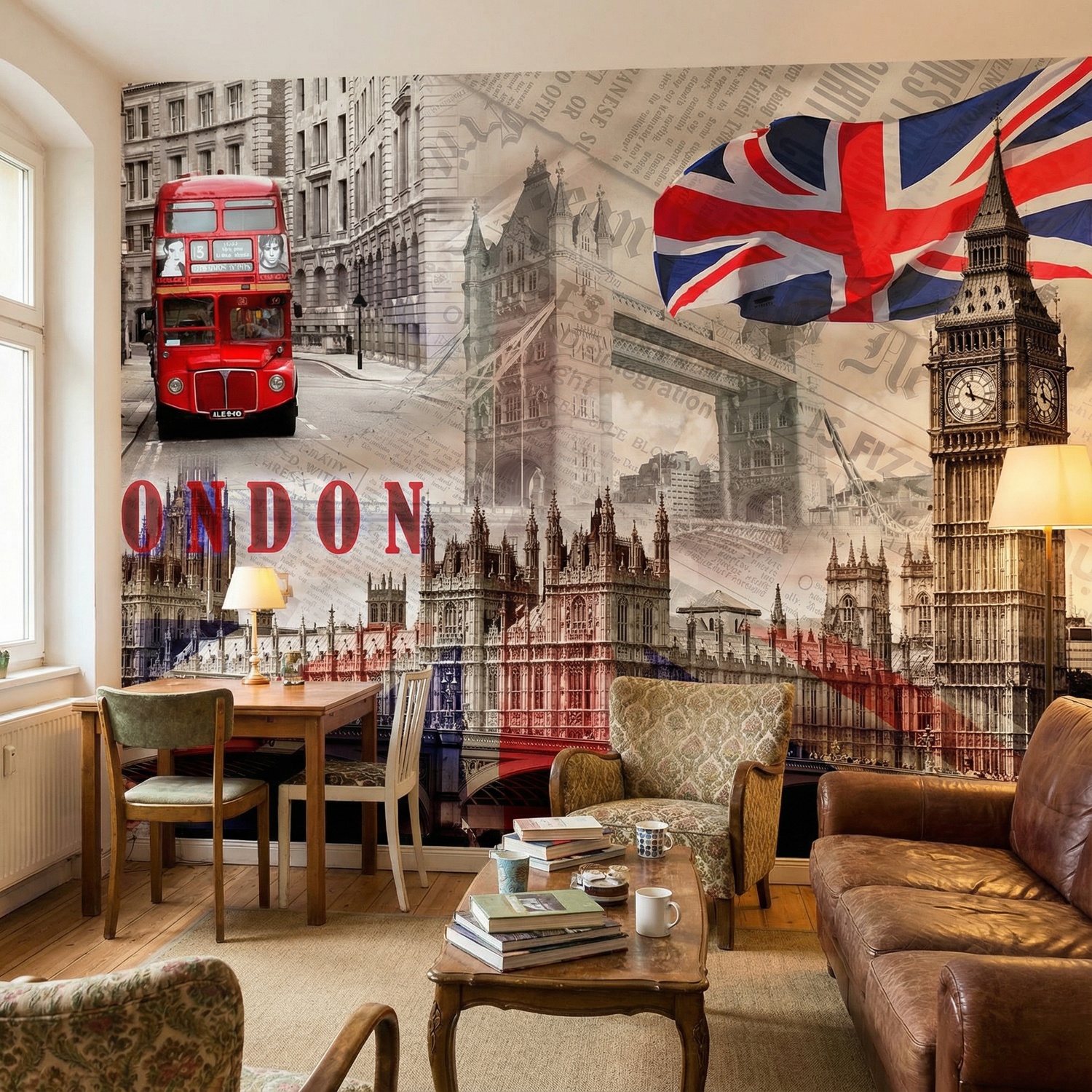 Wall Murals: Collage Westminster Palace