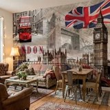 Wall Murals: Collage Westminster Palace 17