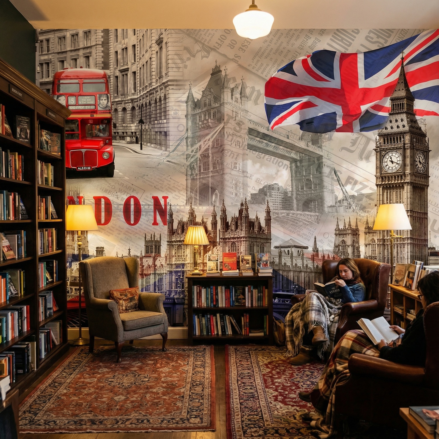 Wall Murals: Collage Westminster Palace