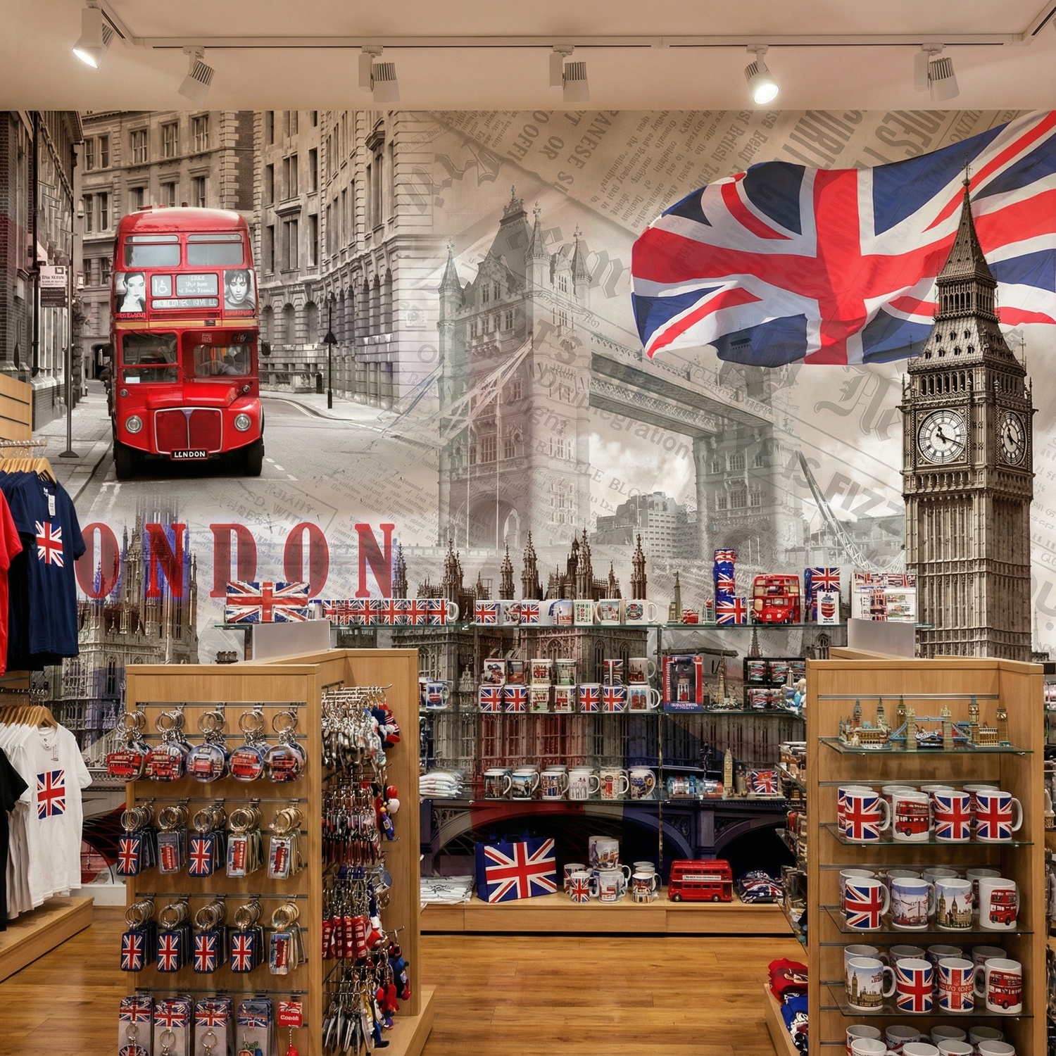 Wall Murals: Collage Westminster Palace