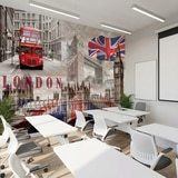 Wall Murals: Collage Westminster Palace 5