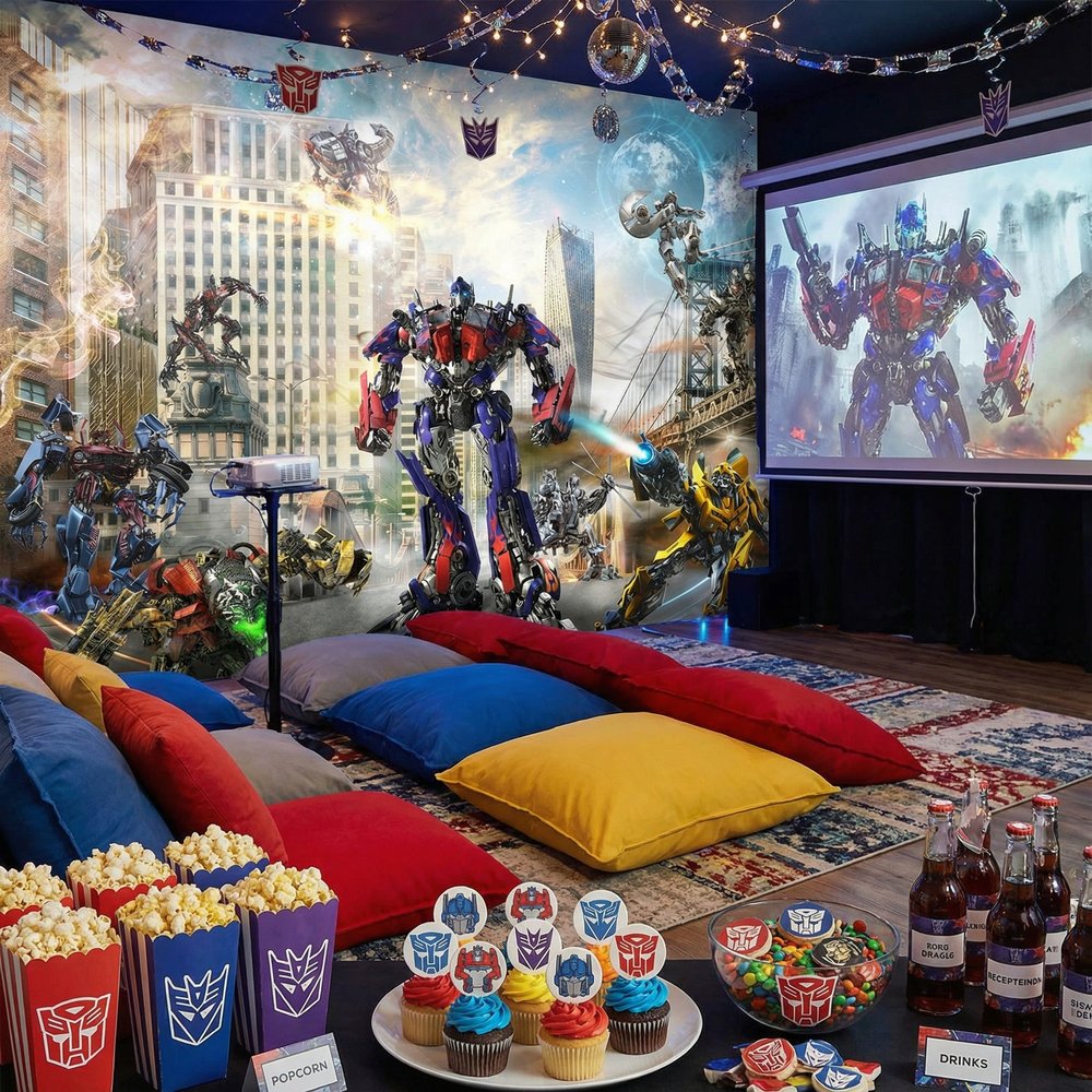 Wall Murals: Transformers Battle Scene