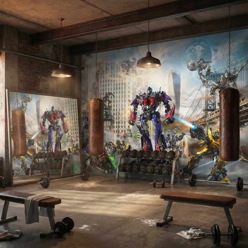 Wall Murals: Transformers Battle Scene