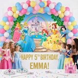 Wall Murals: Princesses and Disney Castle 7