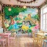 Wall Murals: Disney Princesses with Pets 4