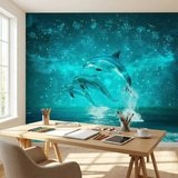 Wall Murals: Dolphins and constellations 15