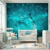 Wall Murals: Dolphins and constellations 17