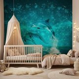 Wall Murals: Dolphins and constellations 7