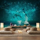 Wall Murals: Dolphins and constellations 9