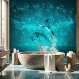 Wall Murals: Dolphins and constellations 10