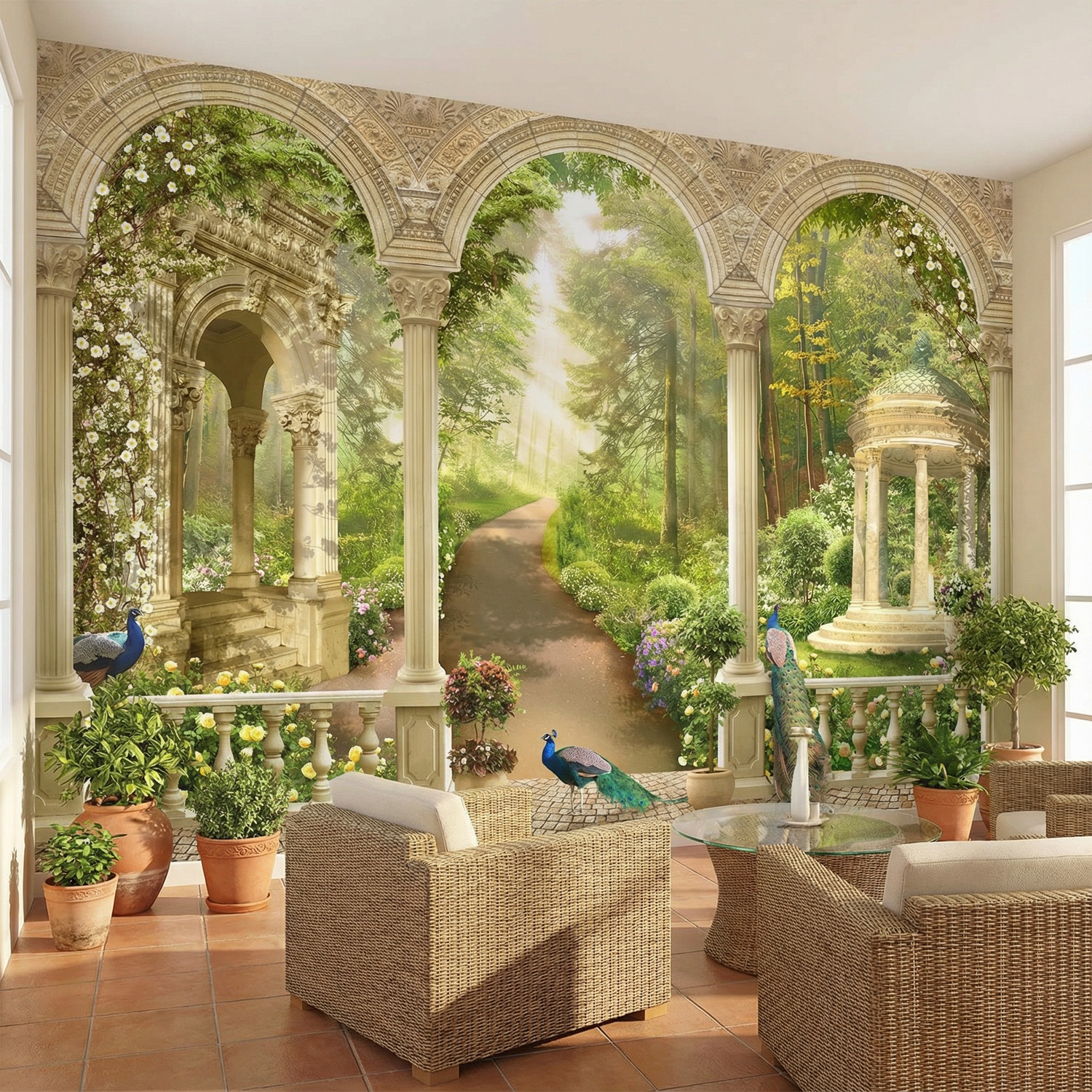 Wall Murals: Lost Royal Temple