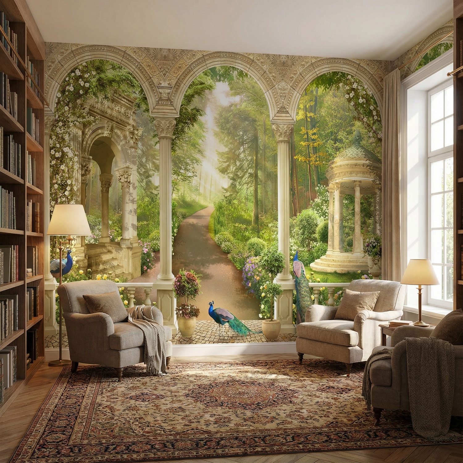 Wall Murals: Lost Royal Temple