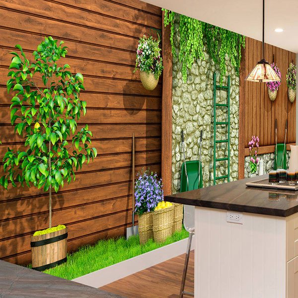 Wall Murals: Gardening Day