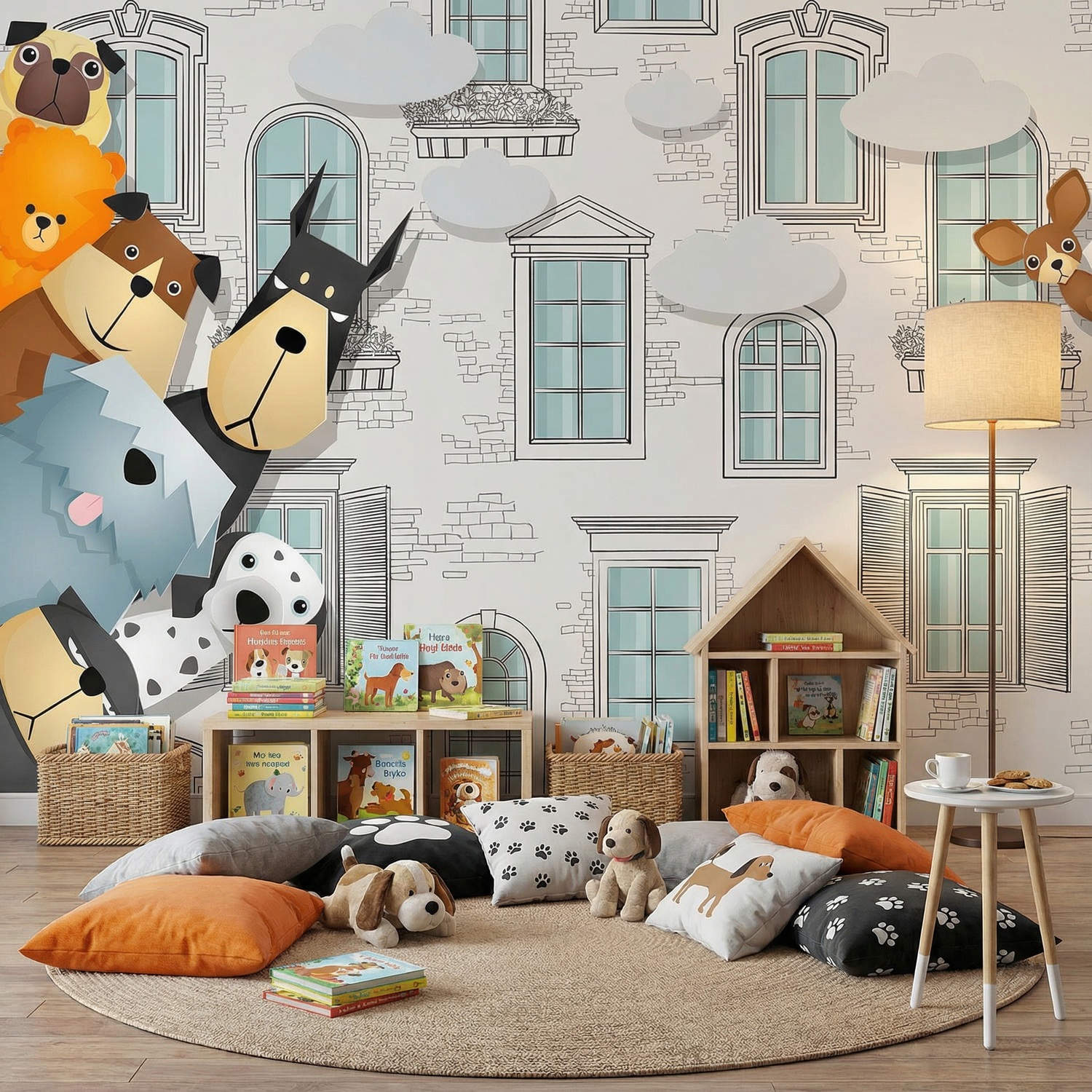 Wall Murals: Spy dogs