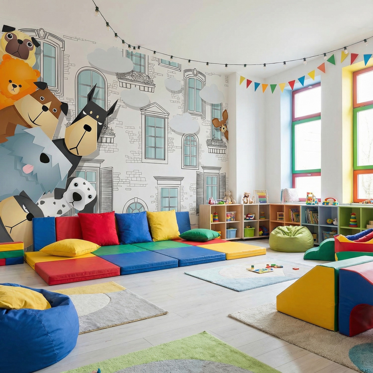 Wall Murals: Spy dogs